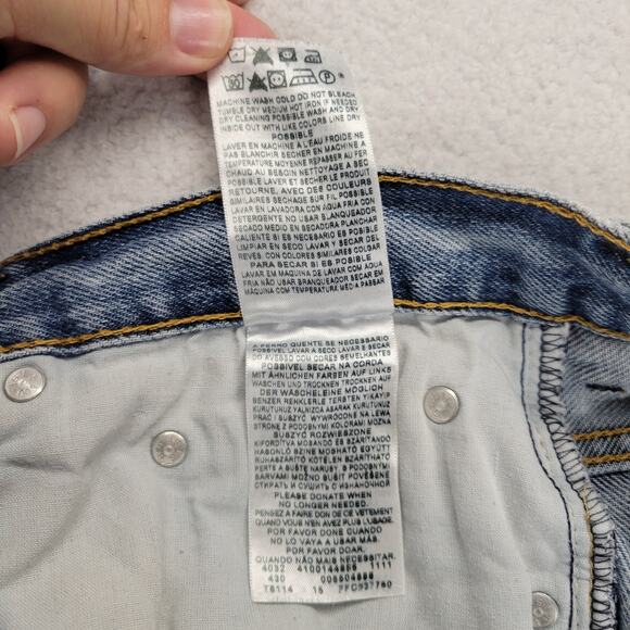 Levis 550 Jeans Mens 38x34 Blue Relaxed Fit Tapered American Workwear Denim - Picture 5 of 12